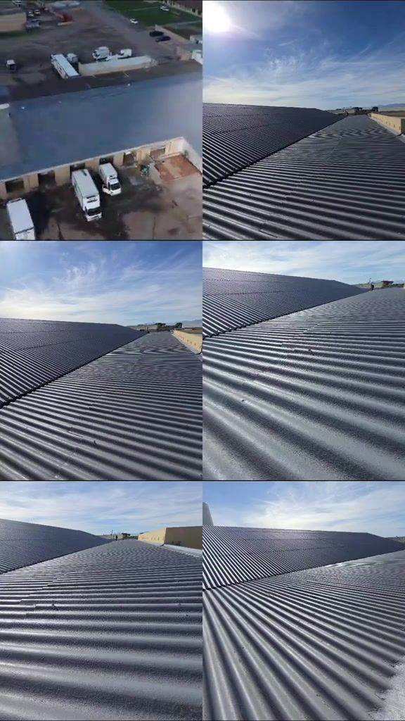 Industrial roof waterproofing, full tour